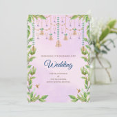 Invitation numérique de mariage hindou Mariage ind (Debout devant)