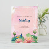 Invitation numérique de mariage hindou mariage ind (Debout devant)