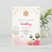 Invitation numérique de mariage hindou mariage ind (Debout devant)