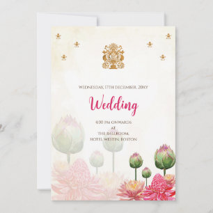Invitation numérique de mariage hindou Mariage ind