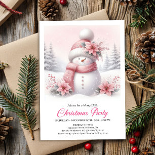 Invitation numérique de Noël fantaisiste en forme