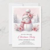 Invitation numérique de Noël fantaisiste en forme (Devant)