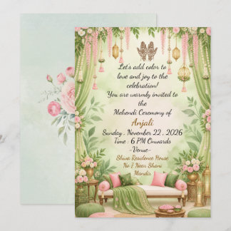 Invitation numérique élégante pour la cérémonie Me