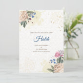 Invitation numérique Haldi et carte de mariage ind (Debout devant)