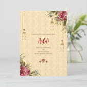 Invitation numérique Haldi et carte de mariage ind (Debout devant)