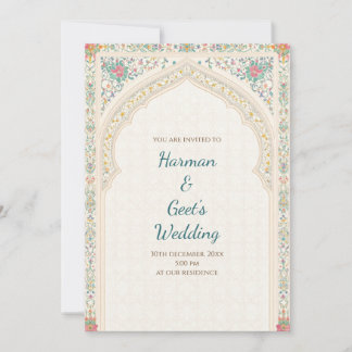 Invitation numérique hindouiste Cartes de mariage