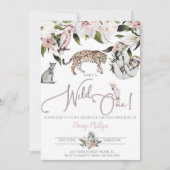 Invitation numérique Jungle Safari Invitation d'an (Devant)