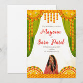 Invitation numérique Mayoun & Cartons d'invitation (Devant / Derrière)