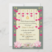 Invitation numérique modifiable pour mariage indie (Devant)