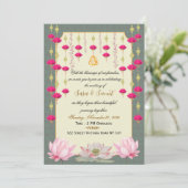 Invitation numérique modifiable pour mariage indie (Debout devant)