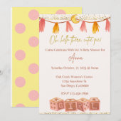 Invitation numérique Oh Hello There Cutie Pie (Devant / Derrière)