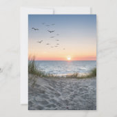 Invitation Numérique photo minimaliste Enregistrer le Mariage (Dos)