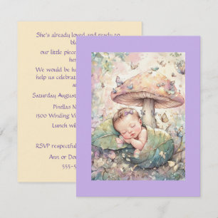 Invitation numérique pour Baby Shower Pastel Natur