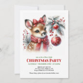 Invitation numérique pour enfants de Noël avec des (Devant)
