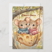 Invitation numérique pour jumeaux bébé garçon fill (Devant)