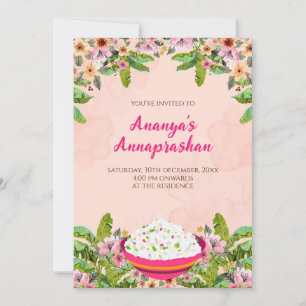 Invitation numérique pour la cérémonie d'Annaprash
