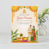 Invitation numérique pour la cérémonie de bénédict (Debout devant)