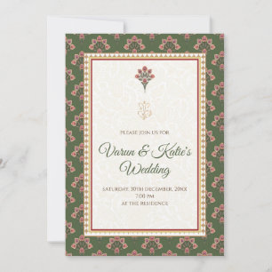 Invitation numérique pour mariage indien comme les