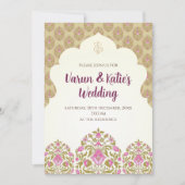 Invitation numérique pour mariage indien hindou (Devant)