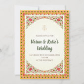 Invitation numérique pour mariage indien Invitatio (Devant)