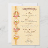 Invitation numérique pour un mariage indien (Devant)