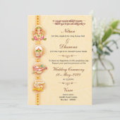 Invitation numérique pour un mariage indien (Debout devant)