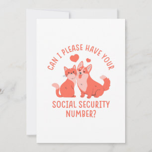 Invitation Numéro de sécurité sociale
