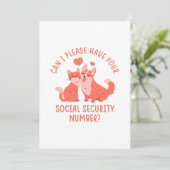 Invitation Numéro de sécurité sociale (Debout devant)