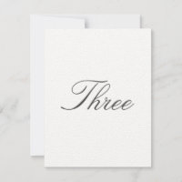 Numéro de tableau pour le Mariage traditionnel