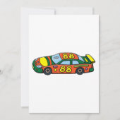 Invitation Numéro de voiture de course 88 (Devant)