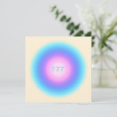Invitation Numéros d'ange 777 - Bonne fortune (Debout devant)