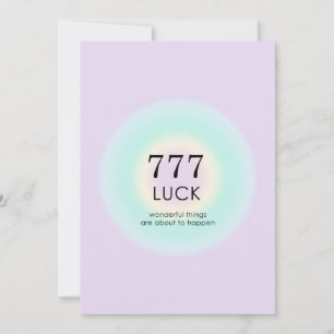 Invitation Numéros d'ange Numérologie 777 Chuck