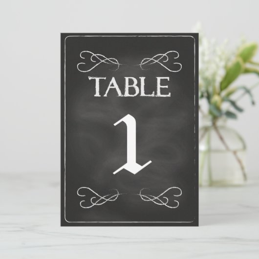 Invitation Numéros de tableau de bord (Debout devant)