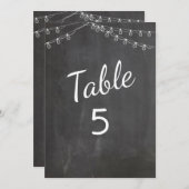 Invitation Numéros de tableau de bord avec lumières (Devant / Derrière)