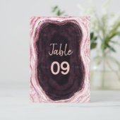 Invitation Numéros du Mariage de la géode dorée de Bourgogne  (Debout devant)