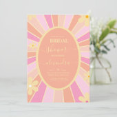 Invitation nuptiale à thème des années 70 Super ré (Debout devant)