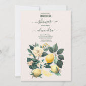 Invitation nuptiale d'agrumes rustique (Devant)