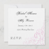 invitation nuptiale d'attente (Dos)