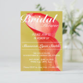 Invitation nuptiale de Calla Lily (Debout devant)