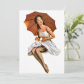 invitation nuptiale de douche (Debout devant)