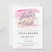 Invitation nuptiale de douche de LAVAGE (Devant)