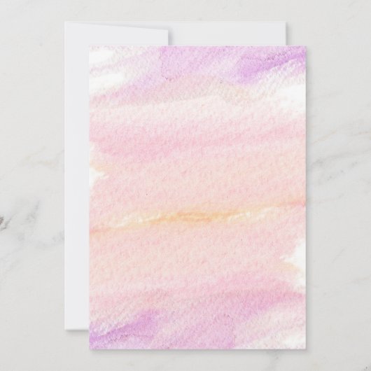 Invitation nuptiale de douche de LAVAGE (Dos)