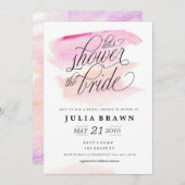 Invitation nuptiale de douche de LAVAGE (Devant / Derrière)