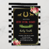 Invitation nuptiale de douche de partie de thème (Devant / Derrière)