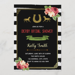 Invitation nuptiale de douche de partie de thème