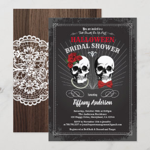 Invitation nuptiale de douche de thème de