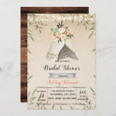 Invitation nuptiale de partie de douche de (Devant / Derrière)