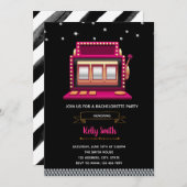 Invitation nuptiale de partie de douche de machine (Devant / Derrière)