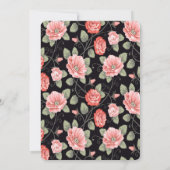 Invitation nuptiale de thé (Dos)