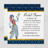 Invitation nuptiale élégante de douche (Devant / Derrière)